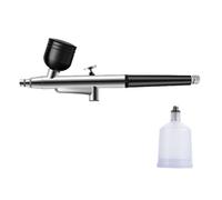 Ounfhtrttk Mini Airbrush for Painting Modeling Cake Nails Car Portable Paint Airbrush 0.3mm Nozzles Airbrush with Cleaning Kit