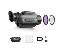 Ounfhtrttk Night Vision Digital WiFi Infrared 4K Monocular, 68MP 28X Zoom with Macro Lens+ Polarizing Filter Telescope