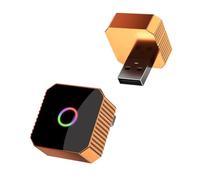 Ounfhtrttk Orange Wireless Carplay Adapter for IOS/Android Fast Connection Zerolatency Hands-Free Calling Charger Fast Response A
