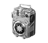 Ounfhtrttk Portable Mini Bluetooth Speaker Subwoofer Super TF Card Insertion Cool Music Player Wireless Sound Box Dark Gray