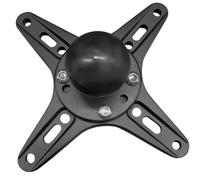 Ounfhtrttk Portable Monitor Mounting Adapter Bracket Plate with Wall Arm Mount Universal- Supports 1"/1.5" Ball Head 100X100mm/75X75mm Base with 1.5 Inch Ball Head