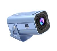 Ounfhtrttk Portable Projector with WiFi6 Bluetooth 4K HD Projector for Home Cinema Meeting Video Movie Outdoor UK Plug