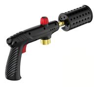 Ounfhtrttk Propane Torch Head Adjustable Flame, Handheld Torch Head for BBQ, Grill, Sous Vide, Safety Lock& Wide Nozzle Design