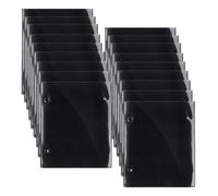 Ounfhtrttk PVC Waterproof Double-Sided Music File Holder 18 Pcs Flip Folder Pages for Sheet Storage(Flip Page)