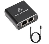 Ounfhtrttk Rj45 Splitter 1 to 2 Network Cable with Simultaneous Internet Access Switch Ethernet Port Gigabit 1 to 2