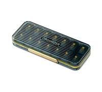 Ounfhtrttk Seven Days A Week 14 Cubes Portable Medicine Box Waterproof Dustproof Storage Case Blue