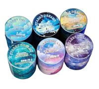 Ounfhtrttk Silver Starry Washi Tape Set 6 Rolls in' Starry ' Series By Star Theme Design