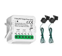 Ounfhtrttk Smart Meter Tuya WiFi 80A Current Sensor Solar PV System Power Production Monitoring Bidirectional Consumption