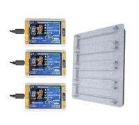 Ounfhtrttk Stand 3X950KH/S + 4 Slots Upgraded Harshrate Miner 2.8 Inch Smart Display Bitcoin Crypto Solo Lottery Mining Device