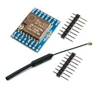 Ounfhtrttk SX1278 LoRa Module 433MHZ 433M 10KM Wireless Spread Spectrum Transmission Board Ra-02 2.4G IPX Antenna for Smart Home Applications