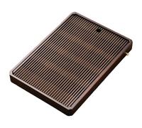 Ounfhtrttk Tea Storage Tray Rectangular Tea Tray Chinese Natural Bamboo Water Storage Saucer Reusable Tea Board L