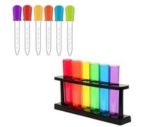 Ounfhtrttk Test Tube Counting Sensory Bin Filler Accessories Gems Crystals Sorting Bowls Color Sorting Gems