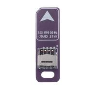 Ounfhtrttk TPC ESIM Card Adapter to Nano SIM Conversion Board Solderless Cable for 5x 6mm Chips Lab Test