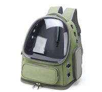 Ounfhtrttk Transparent Cover Backpack Pet Bag Portable Space Capsule Large Capacity Cat Bag Parrot Pet Utensils