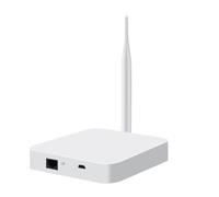 Ounfhtrttk Tuya ZigBee Gateway Hub Tuya ZigBee Gateway with Antenna Smart Gateway Bridge Wired Mesh Hub for Smart Home Automation