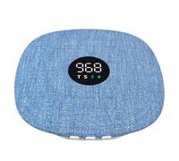 Ounfhtrttk Under Pillow Bone Conduction Bluetooth Speaker Hifi Stereo White Noise Sleep Aid TF Card Music Player Timed Shutdown A