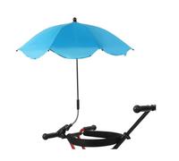 Ounfhtrttk Universal Baby Car Pram Umbrella Adjustable Shade Umbrella Uv Sunshade for Stroller Accessories Sun Visor Portable Parasol Blue