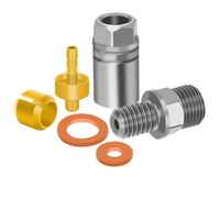 Ounfhtrttk Universal Hope Oil Hose Connector Set Oil Needle Olive Heads Five-Wire Caliper for Hope TECH3 V4 E4 X2 Brake Handle End