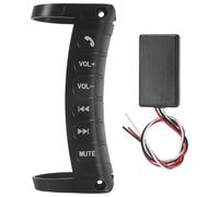 Ounfhtrttk Universal Wireless Car Steering Wheel Control Multi-Function Button DVD Player Navigation Radio Remote Control Button