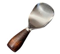 Ounfhtrttk Upright Rice Spatula, Wooden-Handled Rice Scoop, Non-Stick Cooking Utensil Tool Kit for Mashed Potatoes A