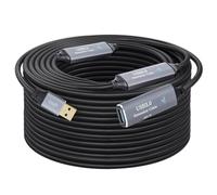 Ounfhtrttk USB 3.0 Extension Cable Cord Extender with Booster USB 3.0 Type A Male to A Female for PC Laptop Computer 10m