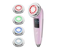 Ounfhtrttk Vibrations Heating LED Light Therapy Microcurrent EMS Face Lift Beauty Device Skin Tightening Face Massager