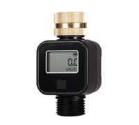 Ounfhtrttk Water Meter IPX6 Waterproof with Brass Inlet Thread for Measure Outdoor Garden Hose Water Tank Lawn Sprinkler B