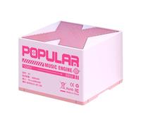 Ounfhtrttk Wireless Bluetooth 5.0 Speakers Mini Audio Speaker USB Rechargeable HIFI Sound Box Player Speaker for Laptop PC Pink