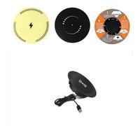 Ounfhtrttk Wireless Charger Under Desk, 0-30mm Under Desk Wireless Charger, Ultra-Thin Design, for Various Types of Desktops