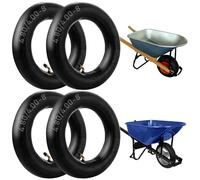 Oungy Set of 4 Inner Tubes 4.80/4.00-8, Wheelbarrow Hose, Tubes for Wheelbarrow Wheel, Tubes Wheelbarrow 4.80/4.00-8, Wheelbarrow Wheel for Sack Truck, Pneumatic Wheel, Lawn Mower, Push Barrow