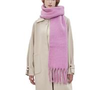 OUNIYA Large Chunky Scarf Oversized Fluffy Scarves Blanket Big Wool Thick Winter Warm, Lilac, Large