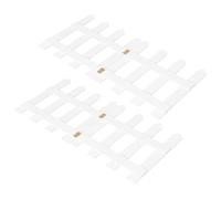 OUNONA 1. 2m Christmas Tree Fence White Picket Fence Decoration Wood Christmas Picket Garden Border Landscape Edging for Xmas Tree Wedding Party Decoration
