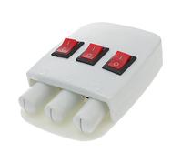 OUNONA 1 PC Physics Classroom Three-way Semiconductor Light Source Experimental Optic Teaching Instrument Three-Line Apparatus Reflection and Refraction Kit Lab Plastic White