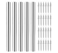 OUNONA 1 Set Double Head Skirting Nails - Seamless Invisible Nails with Specific Sleeve Tools for Skirting Trim Installation Baseboard Acoustic Panels Stairway Furniture