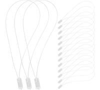 OUNONA 1 Set Hair Extension Loop Pulling Tool White Loop Rings For Micro Links Hair Extensions Threaders Replacement Nano Ring Accessories For Professional Salon And Event Styling