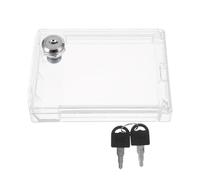 OUNONA 1 Set Plastic Switch Cover: Childproof Electrical Box with Lock - Central Air Conditioning Outlet Protector- Switch Plate Cover for Baby Proofing, 5.2" X 3.7" X 1"