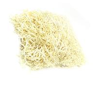 OUNONA 100g Crinkle Cut Paper Shred Filler Milk White Crinkle Paper for Wrapping Basket Filling and Craft Projects Decorative