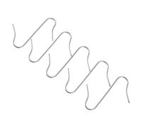 OUNONA 100pcs Christmas Decoration Hooks Metal Garland Hangers Xmas Hanging Hooks Silver Metal for Christmas Wreaths Home Decoration