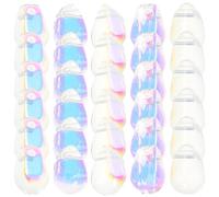 OUNONA 100pcs Colored Glaze Large Hole Beads for Jewelry Making and DIY Crafts, Small and Delicate Spacer Beads with Beautiful Appearance, Easy to Store, for Making Bracelets