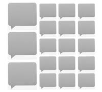 OUNONA 100pcs DIY Scratch Off Cards - Speech Bubble Scratch Off Stickers - Self-Adhesive Message Labels for Classroom Prize Games & Birthday Party Favors
