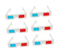 OUNONA 100Pcs Glasses Set Anaglyph Eyewear for Movies Videos for Adults Easy to Carry Travel