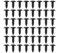 OUNONA 100pcs Miniature Furniture Screws Black Iron Wood Screws Sturdy and Lightweight for Home Improvement Work