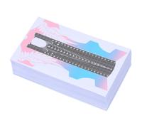 OUNONA 100Pcs Nail Extension Guide Forms Self-Adhesive Nail Form Stickers Paper for Manicure DIY and Learner