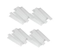 OUNONA 100Pcs Pe Plastic Net Makeup Protective Covers Brush Sleeves White Makeup Sleeves for Travel Daily Use Breathable Design for Makeup Brush Protection