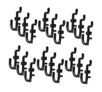 OUNONA 100pcs Peg Board Hook Basket J Shape Pegboard Hooks Display Utility Pegboard Accessories Plastic Black