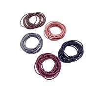 OUNONA 100pcs Seamless High Elastic Hair Ties for Women and Girls Stretch Ponytail Holders No Slip for Thick and Thin Hair for Everyday Use