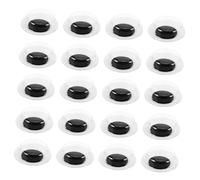 OUNONA 100pcs Self Adhesive Googly Eyes Moving Plastic Eyeballs for DIY Crafts Puppets Stuffed Animals Crochet Durable Easy to Apply Expressive Features for Creative Projects