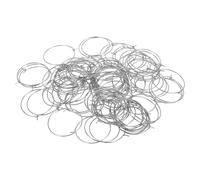 OUNONA 100pcs Silver Stainless Steel Leverback Earrings with Secure Connection for Jewelry Making DIY Hoops Metal Earring Hoops for Craft Beading