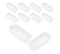 OUNONA 100pcs Soft Pvc Headband Replacement Caps Plastic End Covers for Hairband Tips Protective Hair Hoop DIY Accessories for Comfortable Scalp Wear and Hairband Renewal