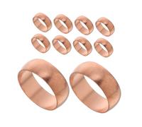 OUNONA 10pcs Copper Rings Clamp Pipe Seal Sealing Crimp Rings for Pex Industrial Pipe Fittings